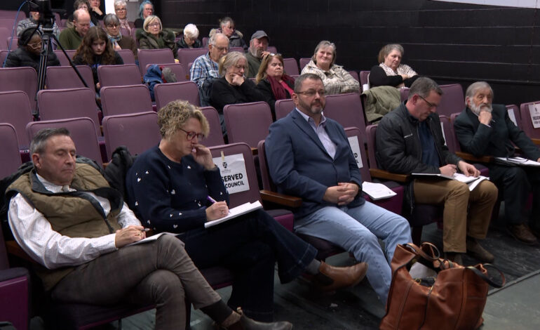 Council municipal plan meeting