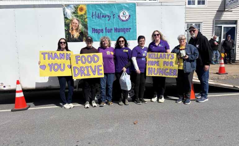 Hillary’s Hope for Hunger raises thousands for food bank