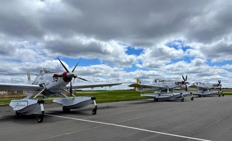 N.B. ready to deploy new Fire Boss aircraft
