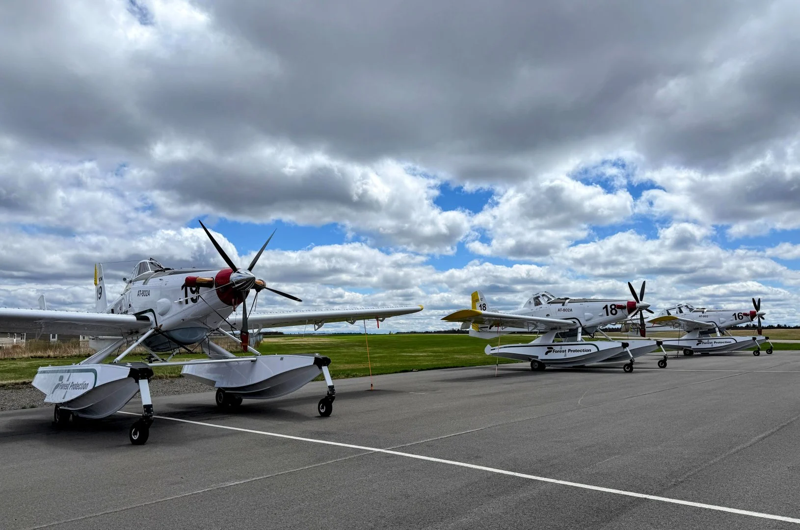 N.B. ready to deploy new Fire Boss aircraft