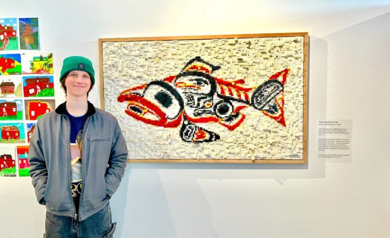  SJDA student builds massive LEGO tribute to Haida art