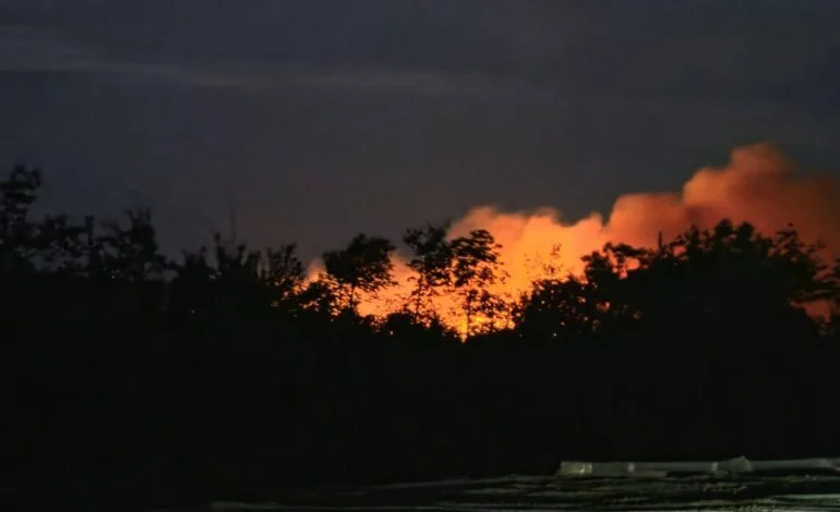 UPDATE: Crews battle wildfire near Brockway
